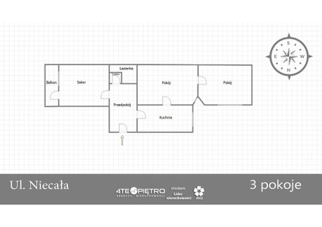 Mieszkanie na sprzedaż - Niecała Śródmieście, Lublin, 82,15 m², 657 000 PLN, NET-2997/4987/OMS