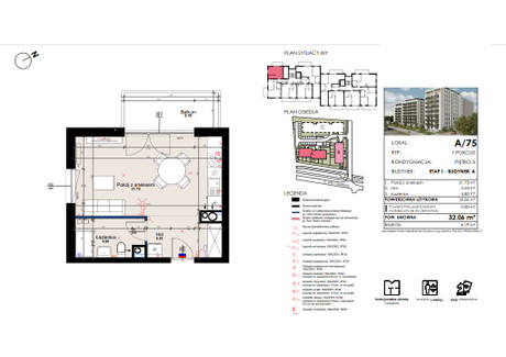 Mieszkanie na sprzedaż - Unii Lubelskiej Starołęka, Starołęka-Minikowo-Marlewo, Poznań, 32,06 m², 394 338 PLN, NET-460802