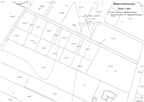 Działka na sprzedaż - Rozpłucie Pierwsze, Ludwin, Łęczyński, 1009 m², 106 000 PLN, NET-40652/3186/OGS