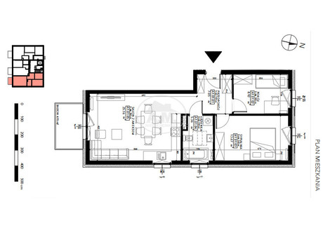 Mieszkanie na sprzedaż - Melisowa Lipa Piotrowska, Wrocław-Psie Pole, Wrocław, 60,25 m², 613 948 PLN, NET-358345