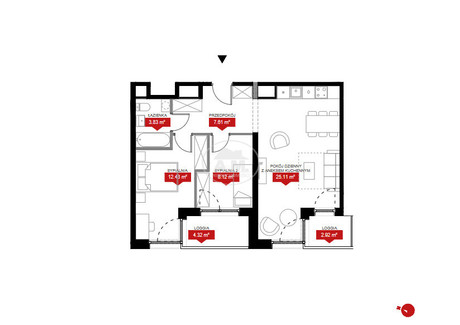 Mieszkanie na sprzedaż - Władysława Reymonta Kleczków, Wrocław-Psie Pole, Wrocław, 57,1 m², 787 557 PLN, NET-450866