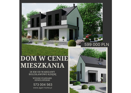 Dom na sprzedaż - K/ Dębe Bolesławowo, Serock, Legionowski, 84,82 m², 599 000 PLN, NET-AA830218