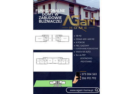 Dom na sprzedaż - Chotomów, Jabłonna, Legionowski, 118 m², 930 000 PLN, NET-AA494158