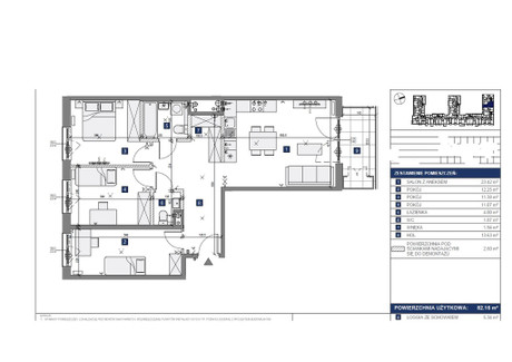 Mieszkanie na sprzedaż - Bokserska Ursynów, Warszawa, 82,16 m², 1 450 000 PLN, NET-47245/2517/OMS