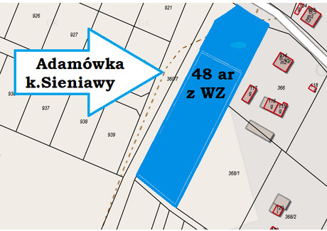 Działka na sprzedaż - Adamówka, Adamówka (Gm.), Przeworski (Pow.), 4800 m², 155 000 PLN, NET-263