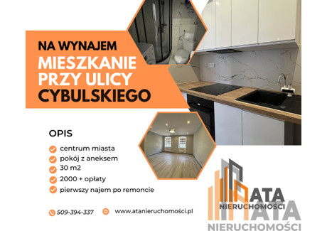 Mieszkanie do wynajęcia - Wojciecha Cybulskiego Wrocław, 30 m², 1900 PLN, NET-191/8464/OMW