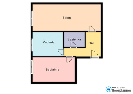 Mieszkanie na sprzedaż - Racławicka Halemba, Ruda Śląska, 38 m², 200 000 PLN, NET-5686/12083/OMS