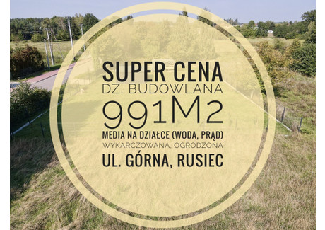 Działka na sprzedaż - Rusiec, Nadarzyn, Pruszkowski, 991 m², 389 000 PLN, NET-139/12083/OGS