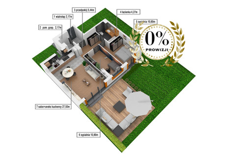 Mieszkanie na sprzedaż - Radzymin, Wołomiński, 63,4 m², 549 000 PLN, NET-5768/12083/OMS