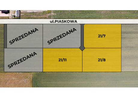 Działka na sprzedaż - Piaskowa Wilczopole-Kolonia, Głusk, Lubelski, 1715 m², 229 000 PLN, NET-615968