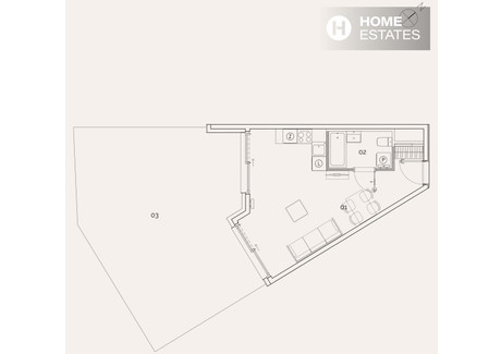 Mieszkanie na sprzedaż - Mogilska Grzegórzki, Kraków-Śródmieście, Kraków, 30,53 m², 641 130 PLN, NET-894922