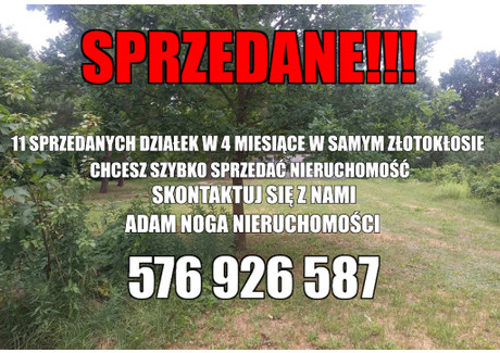 Działka na sprzedaż - Złotokłos, Piaseczno, Piaseczyński, 900 m², 279 000 PLN, NET-23/14848/OGS