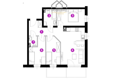 Mieszkanie na sprzedaż - Wiczlińska Wiczlino, Gdynia, 65,05 m², 661 216 PLN, NET-655797