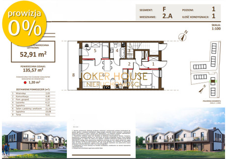 Mieszkanie na sprzedaż - Słocina, Rzeszów, 52,91 m², 449 000 PLN, NET-148/13719/OMS