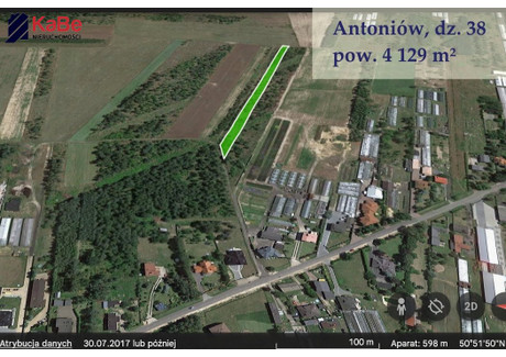 Działka na sprzedaż - Antoniów, Wola Kiedrzyńska, Mykanów, Częstochowski, 9676 m², 57 000 PLN, NET-KABE-GS-213