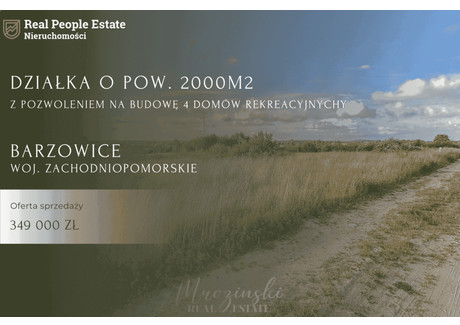 Działka na sprzedaż - Barzowice, Darłowo (Gm.), Sławieński (Pow.), 2000 m², 299 000 PLN, NET-16