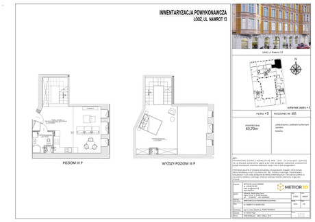 Mieszkanie na sprzedaż - Nawrot Śródmieście, Łódź-Śródmieście, Łódź, 63,7 m², 649 740 PLN, NET-MK191035