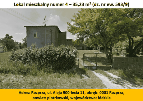 Mieszkanie na sprzedaż - Aleja 900-lecia Rozprza, Rozprza (Gm.), Piotrkowski (Pow.), 35,23 m², 41 000 PLN, NET-278