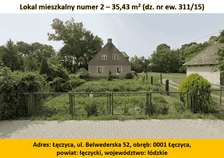 Mieszkanie na sprzedaż - Belwederska Łęczyca, Łęczycki (Pow.), 35,43 m², 100 000 PLN, NET-277