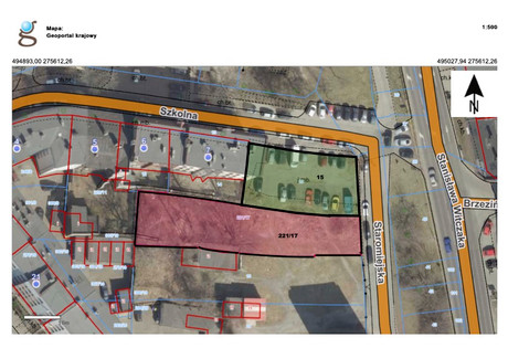 Działka na sprzedaż - Staromiejska Bytom, 1306 m², 550 000 PLN, NET-2