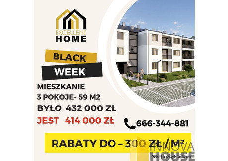 Mieszkanie na sprzedaż - Graniczna Siemianice, Słupsk, Słupski, 59,15 m², 414 000 PLN, NET-440/5403/OMS