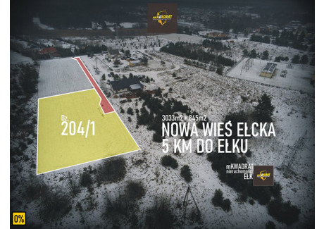 Działka na sprzedaż - Nowa Wieś Ełcka, Ełk, Ełcki, 3033 m², 189 000 PLN, NET-MKW-GS-1249