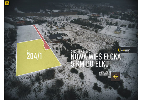 Działka na sprzedaż - Nowa Wieś Ełcka, Ełk, Ełcki, 3033 m², 189 000 PLN, NET-MKW-GS-1249