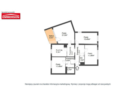 Mieszkanie na sprzedaż - Bemowo, Warszawa, Bemowo, Warszawa, 85,2 m², 999 000 PLN, NET-MS-306570