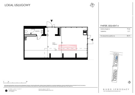 Lokal na sprzedaż - Składowa Kraków, 84,73 m², 1 143 855 PLN, NET-986/6342/OLS