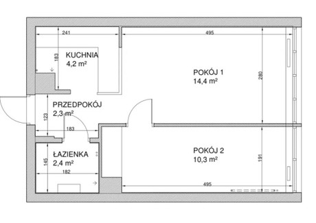 Mieszkanie na sprzedaż - Kajetana Koźmiana Żoliborz, Warszawa, Żoliborz, Warszawa, 34,45 m², 669 000 PLN, NET-PEMS-715354