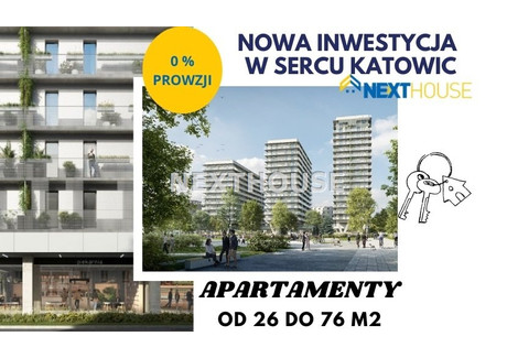 Mieszkanie na sprzedaż - Katowice, Katowice M., 50,86 m², 573 539 PLN, NET-NXH-MS-4616-2