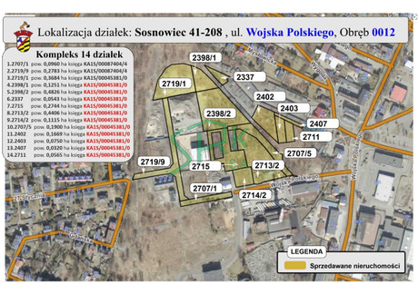 Działka na sprzedaż - Sosnowiec, Sosnowiec M., 23 773 m², 7 785 000 PLN, NET-SRK-GS-4895