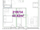 Mieszkanie do wynajęcia - Walerego Wróblewskiego Łódź-Polesie, Łódź, 49,42 m², 3400 PLN, NET-182/4916/OMW