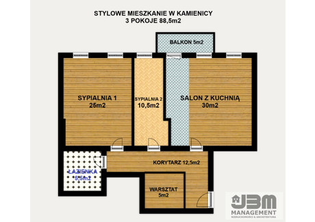 Mieszkanie na sprzedaż - Śródmieście, Wrocław, 88,5 m², 1 000 000 PLN, NET-42