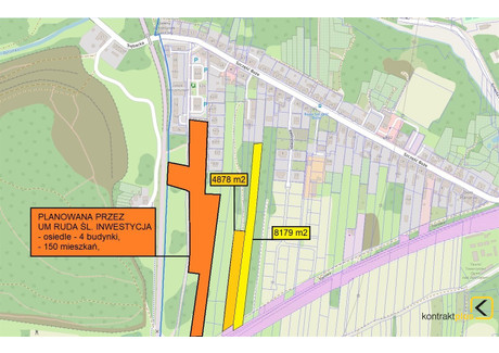 Działka na sprzedaż - Szczęść Boże Ruda, Ruda Śląska, Ruda Śląska M., 4878 m², 975 600 PLN, NET-KPR-GS-8214