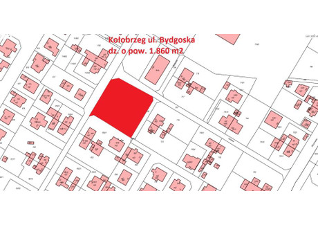 Działka na sprzedaż - Bydgoska Radzikowo I, Kołobrzeg, Kołobrzeski, 1860 m², 2 000 000 PLN, NET-22572