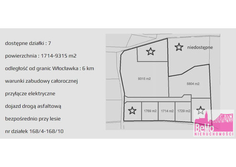 Działka na sprzedaż - Mursk, Włocławek, Włocławski, 1714 m², 71 988 PLN, NET-BMO-GS-2862