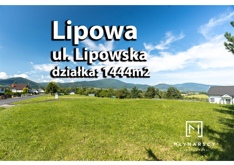 Działka na sprzedaż - Lipowa, Żywiecki, 1444 m², 319 000 PLN, NET-KBM-GS-1579