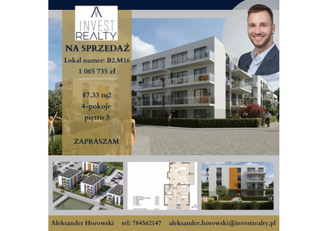 Mieszkanie na sprzedaż - Umultowo, Poznań-Stare Miasto, Poznań, 87,33 m², 1 065 735 PLN, NET-IR752613