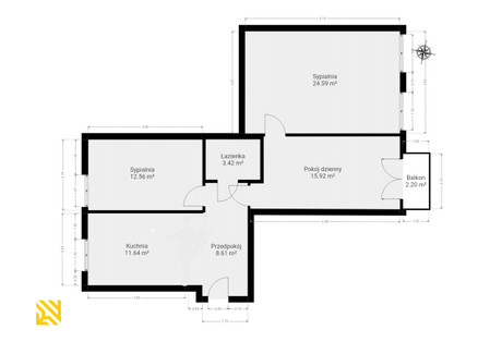 Mieszkanie na sprzedaż - Puławska Mokotów, Warszawa, Mokotów, Warszawa, 76 m², 1 399 000 PLN, NET-798871