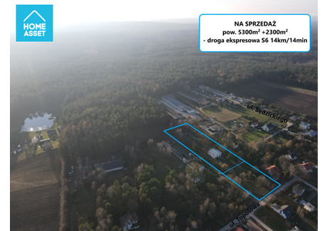 Działka na sprzedaż - Antoniego Abrahama Nowy Dwór Wejherowski, Wejherowo, Wejherowski, 7600 m², 1 390 000 PLN, NET-HS889777