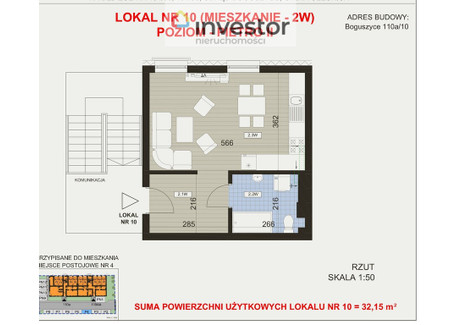 Mieszkanie na sprzedaż - Boguszyce, Oleśnica, Oleśnicki, 32,15 m², 273 275 PLN, NET-17026/9376/OMS