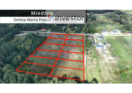 Działka na sprzedaż - Miedźno, Warta, Sieradzki, 1711 m², 136 880 PLN, NET-4583/9376/OGS