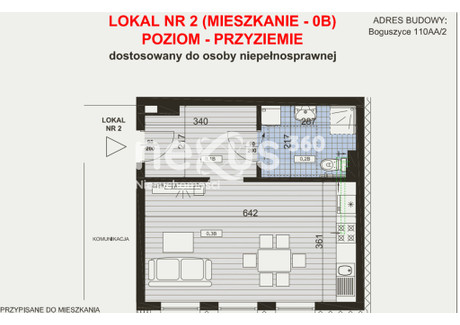 Mieszkanie na sprzedaż - Boguszyce, Oleśnica, Oleśnicki, 36,42 m², 287 718 PLN, NET-19/17137/OMS