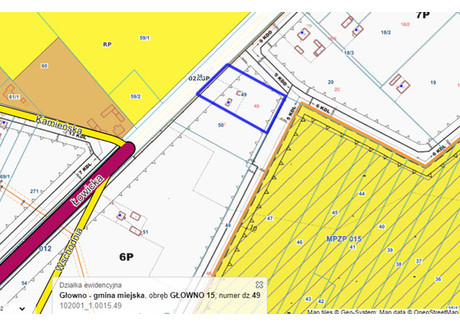 Działka na sprzedaż - Łowicka Głowno, Zgierski, 5598 m², 325 000 PLN, NET-660/13397/OGS