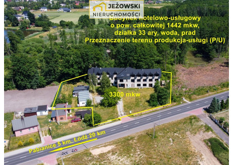 Działka na sprzedaż - Pabianice, Pabianicki, 3300 m², 1 190 000 PLN, NET-415/14329/OGS