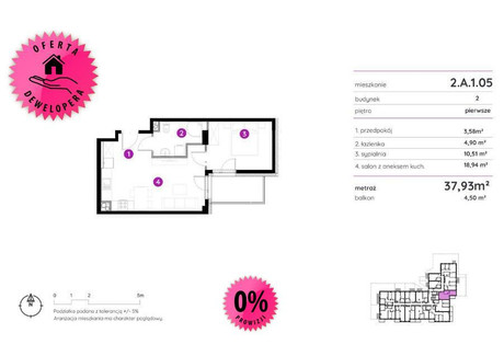 Mieszkanie na sprzedaż - Kartuska Gdańsk, 38 m², 735 842 PLN, NET-100967