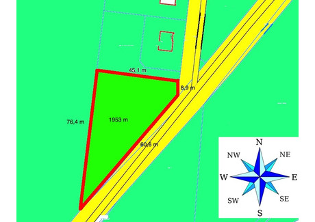 Działka na sprzedaż - Stobno, Kołbaskowo, Policki, 1953 m², 585 900 PLN, NET-MOJ21700