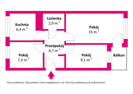 Mieszkanie na sprzedaż - Kołobrzeska Olsztyn, 48 m², 345 000 PLN, NET-32225/3685/OMS