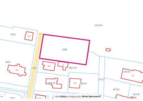 Działka na sprzedaż - Widok Mińsk Mazowiecki, Miński, 1713 m², 2 800 000 PLN, NET-8576/3685/OGS